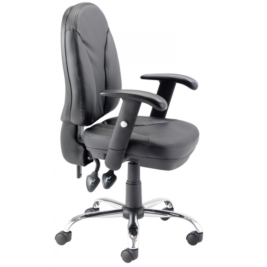 Puma Leather Operator Office Chair  